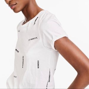 J. Crew New York Streets Cotton T-Shirt